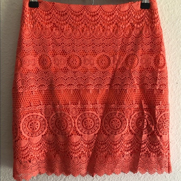 bebe Dresses & Skirts - Bebe lace skirt size 6